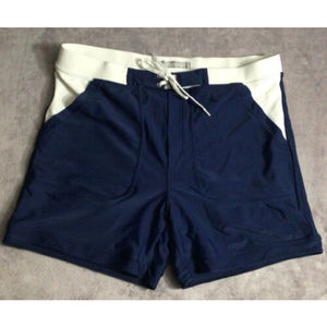 Men's Swim Boxer Brief Trunks, Blue, XXL - Taddlee